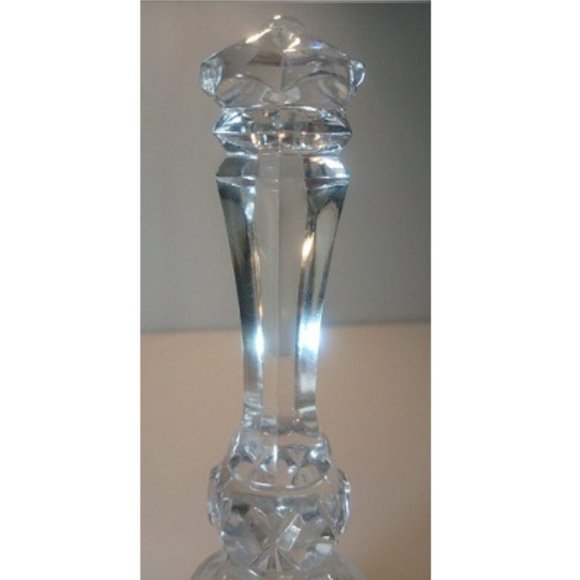 Large Crystal Bell with Beautiful Pattern - Picture 3 of 5